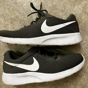 Nike Men's Tanjun Cargo Khaki and White Sneakers